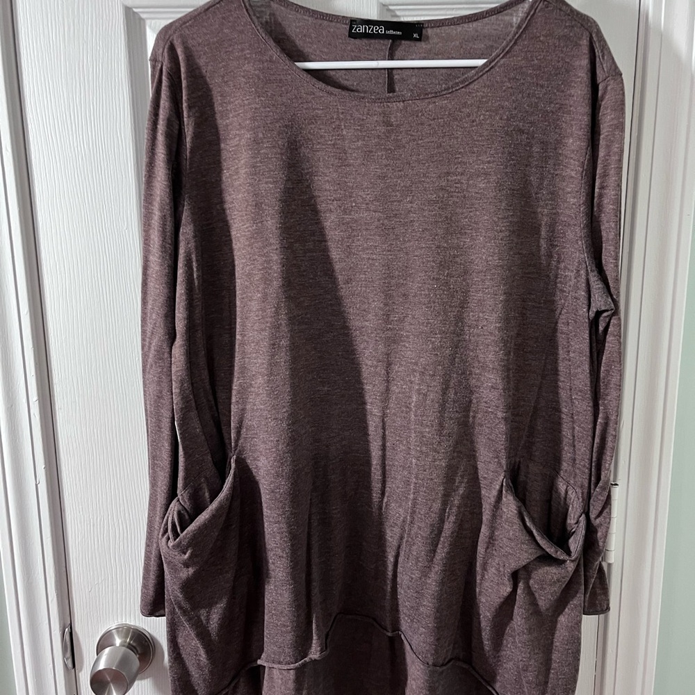 Zanzea Women's Tunic in Light Brown